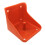 1Pc Red Plastic Iron Livestock Feeder Box for Sheep Cattle Feeding 1