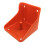 1Pc Red Plastic Iron Livestock Feeder Box for Sheep Cattle Feeding 6
