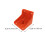 1Pc Red Plastic Iron Livestock Feeder Box for Sheep Cattle Feeding 2