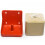 1Pc Red Plastic Iron Livestock Feeder Box for Sheep Cattle Feeding 7