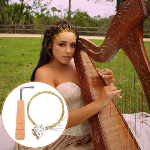 1 Set Cordes De En Avec Clé D'Accordage 1