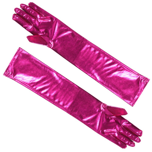 Un Paio Rosa Lunghi Sintetica E Spandex