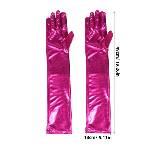 Un Paio Rosa Lunghi Sintetica E Spandex 1