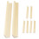 8Pcs Wooden Domino Holder Tray Multi-Function Display Stand 10