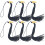 Graduation Quaste Charm Schwarz Polyester 6 Stk 39,8 Cm 11