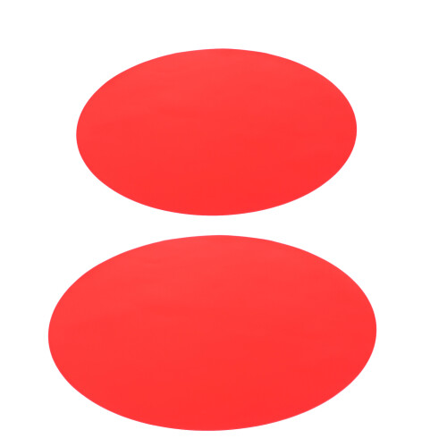 2St Multifunctioneel Rood Siliconen Magnetron Mat Warmtebescherming