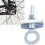 Chain tensioner for bicycles with fixed gear, singlespeed section. 4
