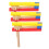3 Piezas Madera Mango Largo Niños Percusión Pequeños 6