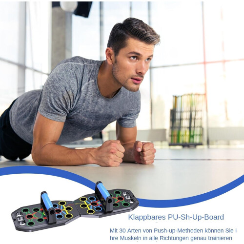 Pushup Board, NonSlip Pushup Stands, MultiAngle Grip Design, PC Material 1