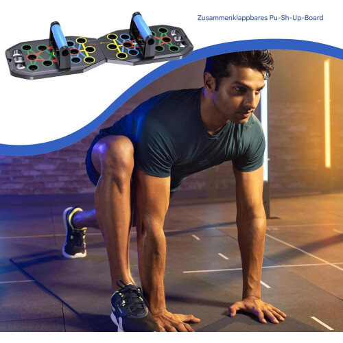 Pushup Board, NonSlip Pushup Stands, MultiAngle Grip Design, PC Material 2