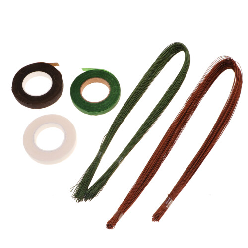 Juego De Material Para Flores De Bricolaje Con Accesorios