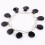 10Pcs Round Metal Pacifier Clips With Buckle Holders For Sewing 9