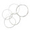 5Pcs Oud Strings Nylon White Silver-Plated Copper Tone 3