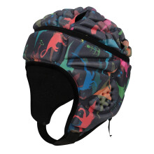 High Density EVA Rugby Helmet Soft Head Protection Football Headgear