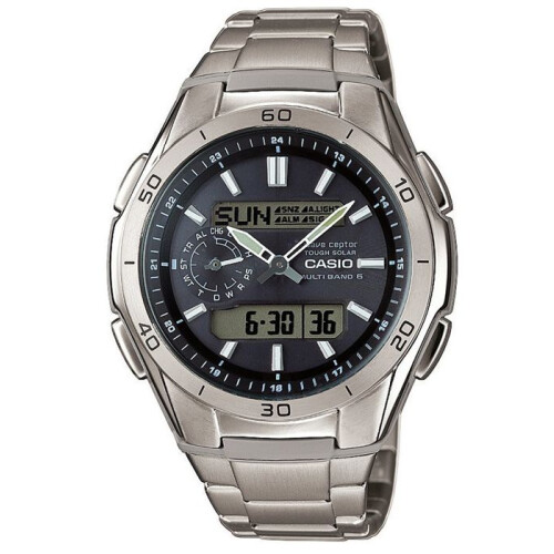 Casio Watch - CASIO - WAVECEPTOR - Titanium - Quartz - Sport - Grey 2