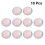 10Stk Diy Opal Kit Flache Unterseite Bastelstein 3