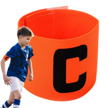 Football Captain Bracelet for , Football Team Captain Bracelet, Colours Elastic Bracelet orange