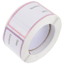 SelfAdhesive Freezer Food Labels Roll Removable Stickers For Bottles Jars Containers Date And Content Reminder
