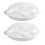 Egg Poachers Gekookt Ei PP Wit 2 Stuks 2