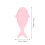 Brosse Silicone Bébé Rose Exfoliante Massage Doux 11