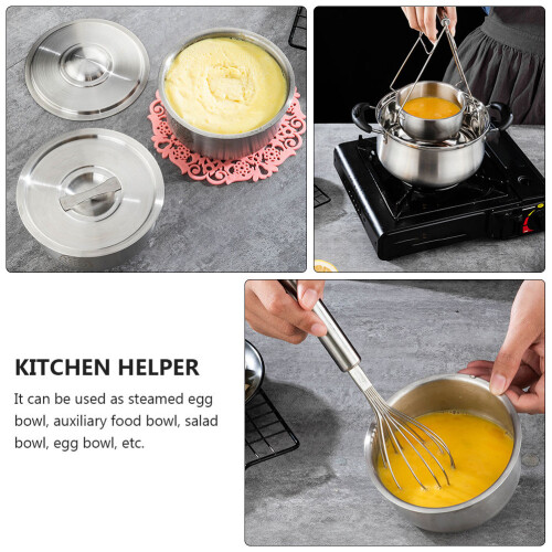 Egg Steaming Bowl Met Ronde Voor Hotels 1 Set 2