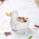 1 Set Keramikform Essstäbchenhalter Japanisch Weiß 7