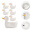 1 Set Keramikform Essstäbchenhalter Japanisch Weiß 5