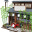 100Pcs 1:75 Plastic Bamboo Trees Model Train Scenery Green 10