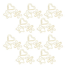 Raindrops Kreative Büroklammern Aus Metall Gold 30St 1,2x1,2x0,04Zoll