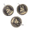3Pcs Retro Dog Id Tag Pet Identity Tag German Shepherd 9