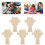 5 Unidades Tablero Arte China Madera Arcilla 5