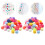 2 Pièces Colorées Moelleuses Cordon Pour Chambre Enfant 7