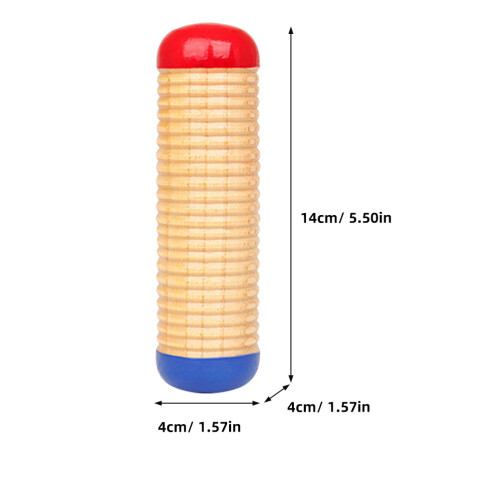 2 Sets Rhythm Sand Shaker Holz Perkussionsinstrument 2