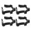 Raindrops Rugzak Borstclip Zwart 4 Stuks 1