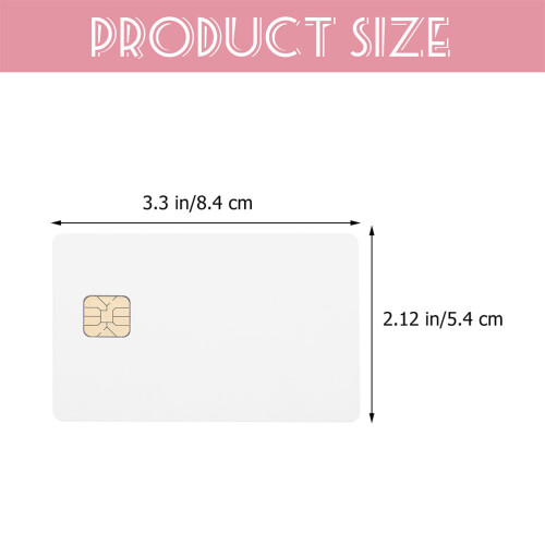 20 Pièces Cartes Ic Puce À Contact Blanches Pour D'accès 2
