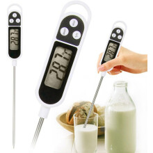Digitales Fleischthermometer zum Kochen, Sofortthermometer mit schneller Reaktionszeit und hochpräzisem Sensor, LCD-Display für Grill und BBQ