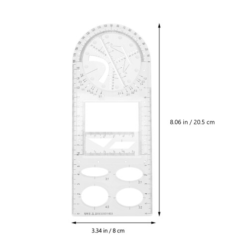 Zeichnen Lineal Multifunktionale Geometrische Messlineale 2