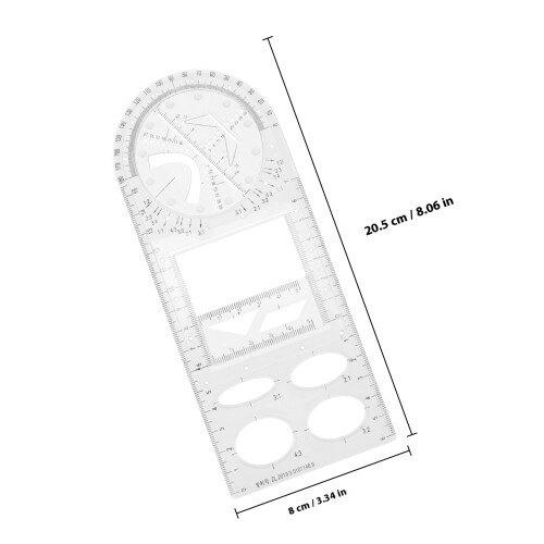 Zeichnen Lineal Multifunktionale Geometrische Messlineale 1