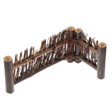 1 Pezzo Recinzione In Bamboo Intrecciata Zen