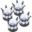 4 Stuks Bandventieldop Met Strass Auto Decoratie Accessoire 4