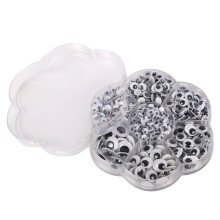 1 Doos 500 4-12 Mm Kunststof Veiligheidsoogjes Met Oogbal En Lijm