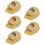 5Pcs Halloween Wind Mummy Clockwork Toy (As Shown) 1
