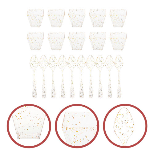 20 Stk. Kunststoff Dessertbecher Für , Pudding, Joghurt 2