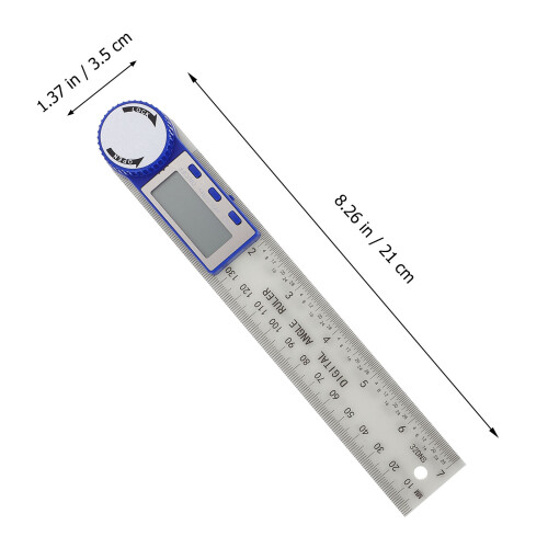 1Plastik Winkelmesser Digital Robust Präzise Messwerkzeug 2