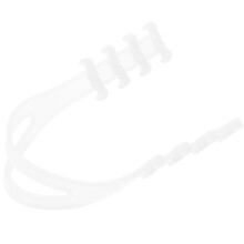 6 Stuks Silicone Maskerverlenging Instelbaar Voor Vrouwen Wit