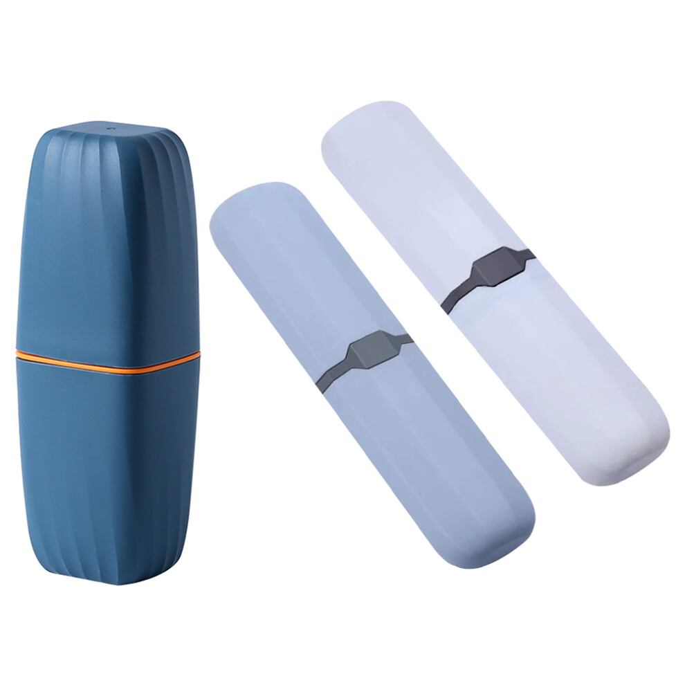 Happyyami One Set Portable Toothbrush Storage Box And Travel Toothpaste Case