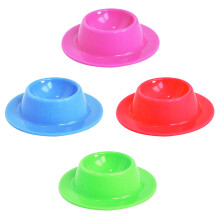 4Stk Silikon Eierhalter Kühlbox Eiständer Behälter Zufällige Farbe