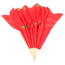Raindrops Decoratieve Vouw Handvrienden Rood Doek 1 Pack