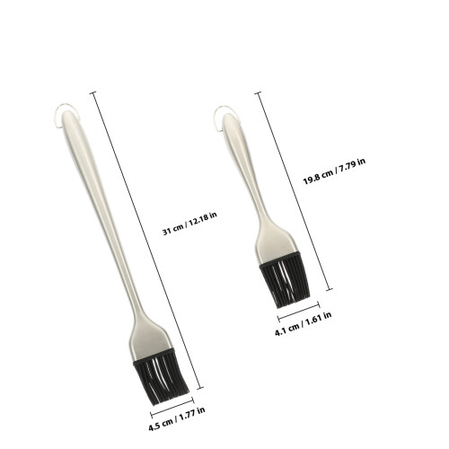 2Stk Basting Brush Grillöl Backpinsel Grillzubehör 1
