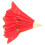 Raindrops Decoratieve Vouw Handvrienden Rood Doek 1 Pack 6